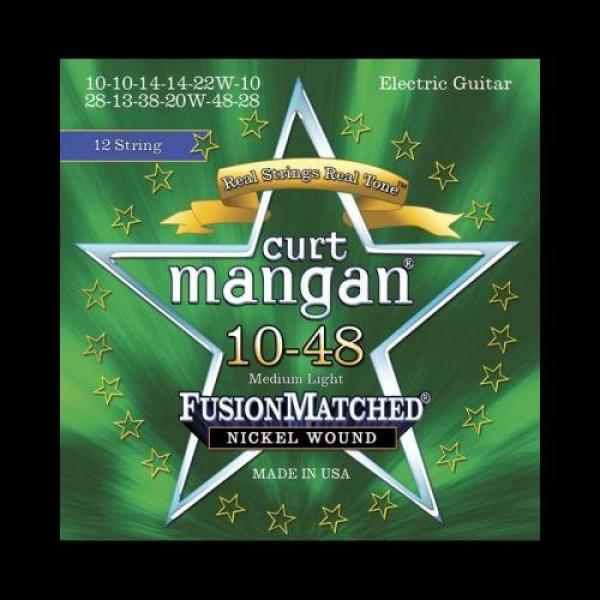 Curt Mangan Fusion Matched Nickel Wound 12-String Electric Strings (10-48) #1 image