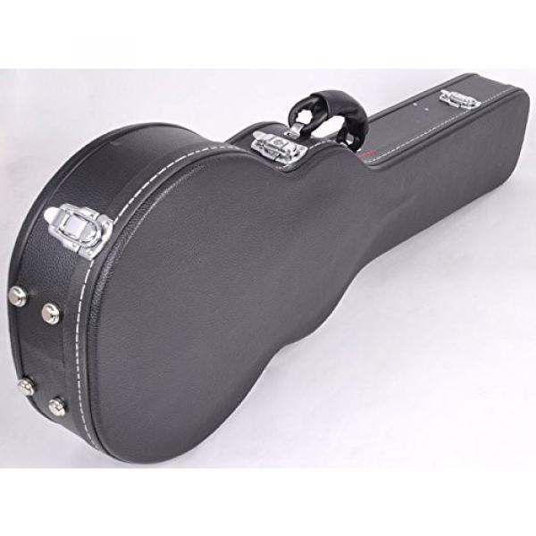Douglas EGC-400LP Black/Burgundy Premium Case for Gibson &amp; Epiphone Les Paul Guitar #5 image