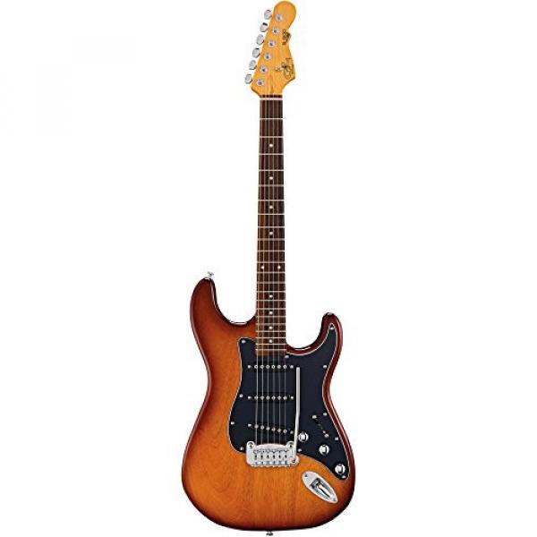 G&amp;L Tribute S500 Electric Guitar Tobacco Sunburst Rosewood Fretboard #2 image