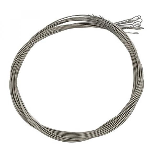 Folkcraft Brand 4060 - Twelve Stainless Steel Wound Strings, Loop Ends, .024 #1 image