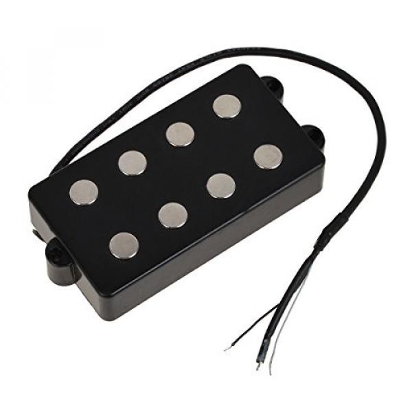 Kmise Black 4 String Bass Humbucker Double Coil Pickup for Bass Guitar Coil Tap #3 image