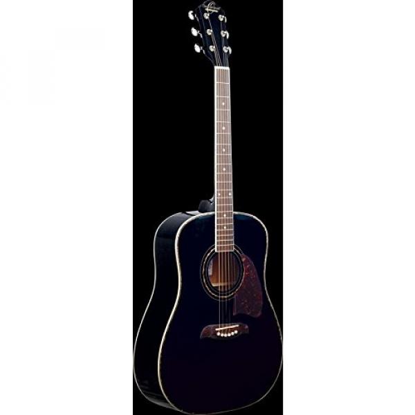 Oscar Schmidt OG2B Acoustic Dreadnought Size Guitar w/Effin Strings &amp; More #2 image