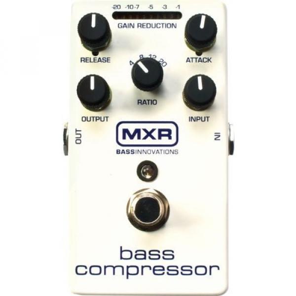 DUNLOP M87 MXR Bass Compressor Effects Pedal BUNDLE With ZORRO Series DUNLOP Sample Pick Pack, Dunlop DBN 45105 Electric Nickel Medium Bass Guitar Strings &amp; 2 Patch Cables (6&quot;) #2 image