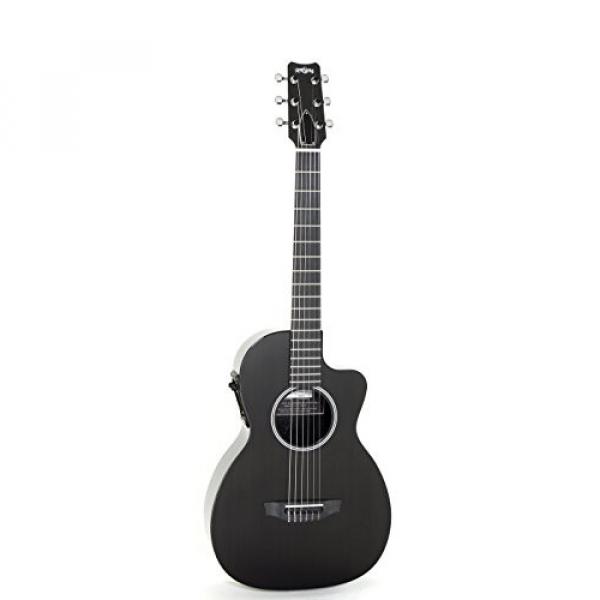 RainSong Guitars Parlor NP12 Acoustic-Electric Guitar, Clear Carbon #1 image