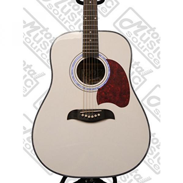Oscar Schmidt Dreadnought White Spruce Top Acoustic Guitar FREE STRAP TUNER #3 image