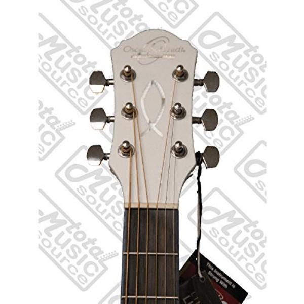 Oscar Schmidt Dreadnought White Spruce Top Acoustic Guitar FREE STRAP TUNER #5 image