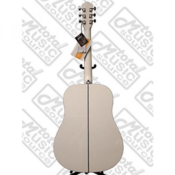 Oscar Schmidt Dreadnought White Spruce Top Acoustic Guitar FREE STRAP TUNER #6 image