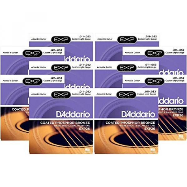 D'Addario EXP26 Acoustic Strings 10 Pack #1 image