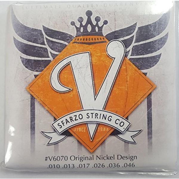 SFARZO V6070 V-STRING VINTAGE STYLE ELECTRIC GUITAR STRINGS 10-46 Modern Crafted Strings, Vintage Sound #1 image