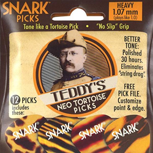 Snark Teddy's Neo Tortoise Guitar Picks 1.0 mm 12 Pack #1 image
