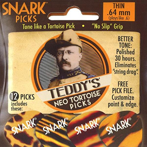 Snark Teddy's Neo Tortoise Guitar Picks .64 mm 12 Pack #1 image