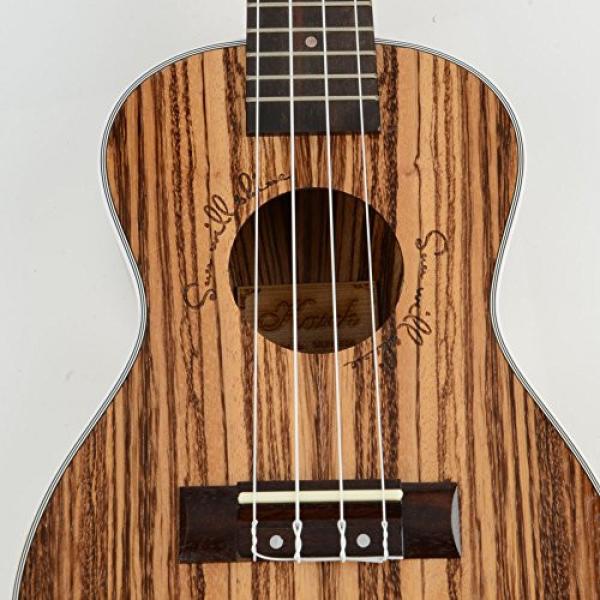 Olymstore(TM) 23&quot; Exquisite Zebra Wood Concert Ukulele Uke Hawaii Guitar #5 image
