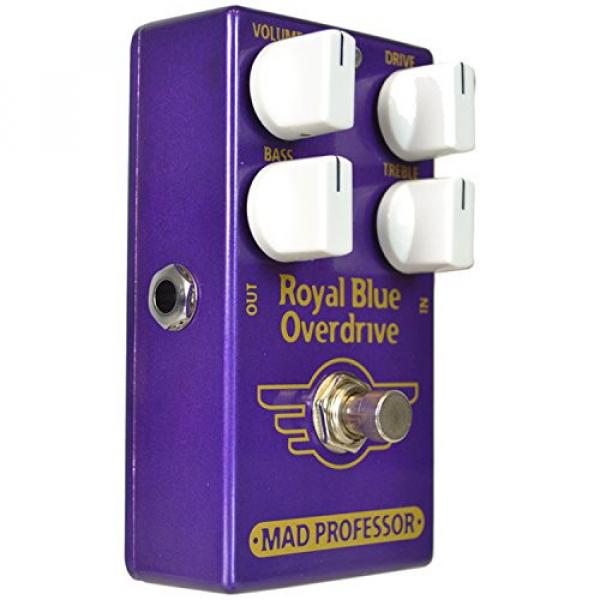 Mad Professor Royal Blue Tranparent Overdrive Pedal w/ 3 Cables #2 image