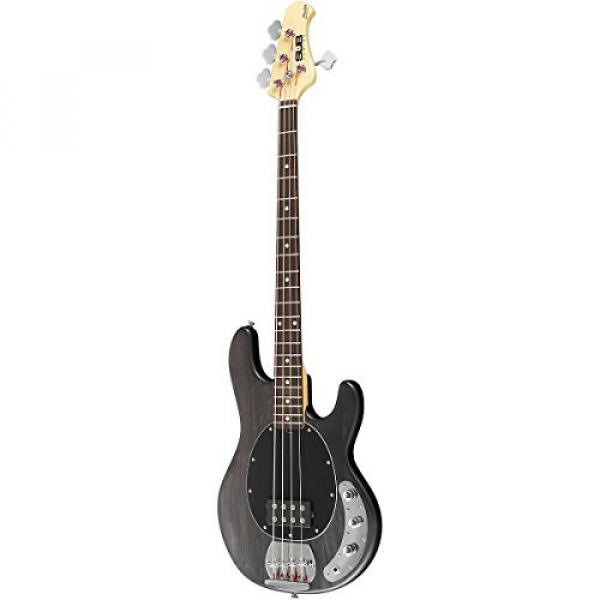 Sterling by Music Man S.U.B. Ray4 Electric Bass Guitar Satin Black Rosewood Fingerboard #3 image