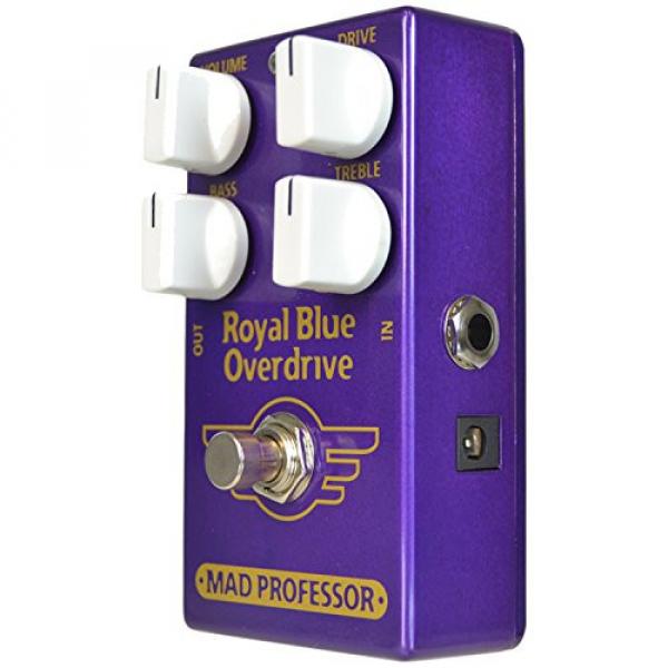 Mad Professor Royal Blue Tranparent Overdrive Pedal w/ 3 Cables #3 image