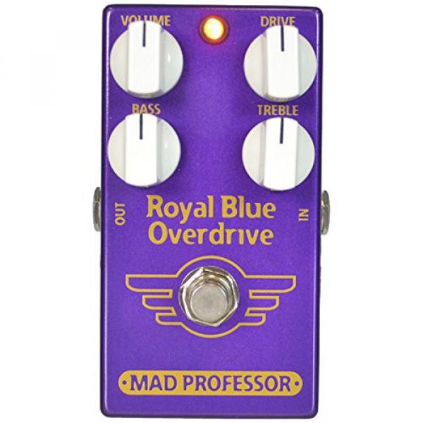 Mad Professor Royal Blue Tranparent Overdrive Pedal w/ 3 Cables #4 image