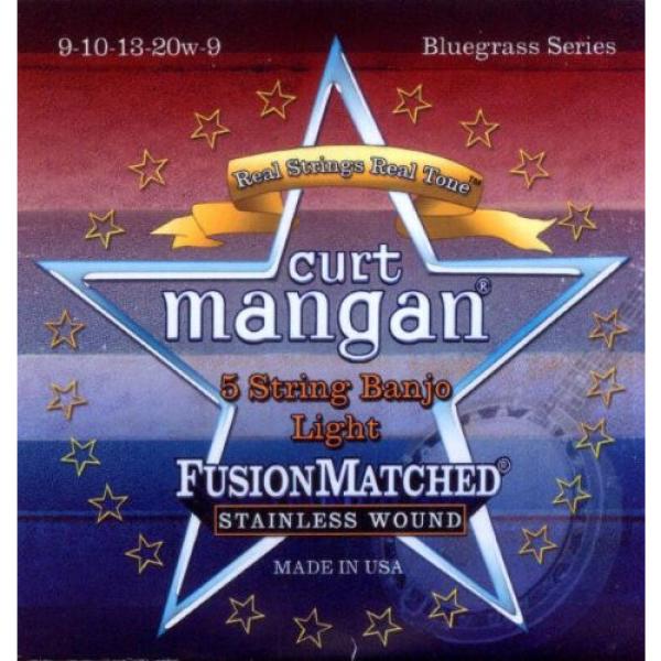 Curt Mangan Fusion Matched Stainless Wound 5-String Banjo Strings (09-09) #1 image