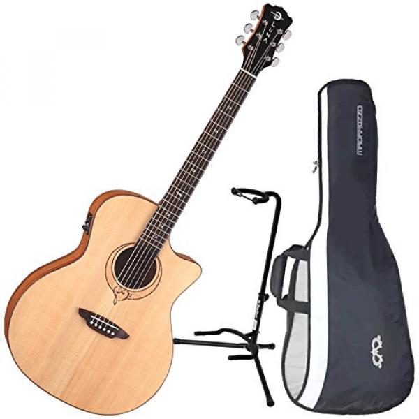 Luna Heartsong GC USB Acoustic Guitar w/ Gig Bag and Stand #1 image