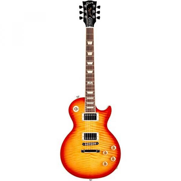 Gibson USA LPSP14HPCH1LP Standard Plus 2014 Heritage Cherry Sunburst Perimeter Solid-Body Electric Guitar #1 image