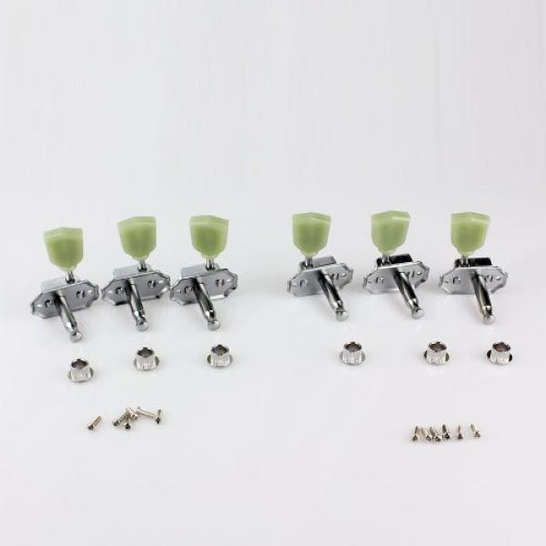 Vics 3R3L Vintage Style Chrome-Plated Guitar Tuning Machine Pegs for GIBSON Electric Guitar #3 image