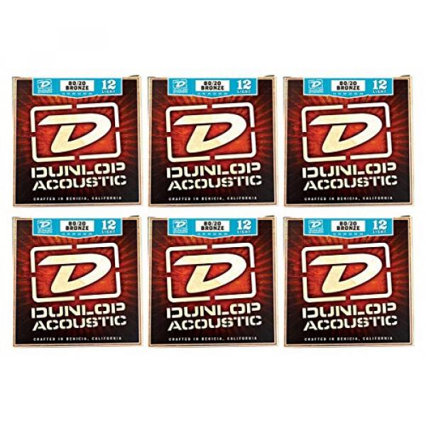 Dunlop DAB1254 Acoustic 80/20 Light 12-54 6-Pack #1 image