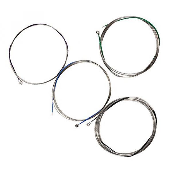 Yibuy Multicolor Steel Musical Cello Strings Set 0.48-1.50mm Replacement Set of 4 #3 image