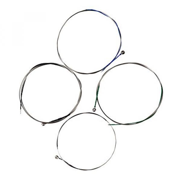 Yibuy Multicolor Steel Musical Viola Strings Set 0.35mm-0.10mm Replacement Set of 4 #1 image