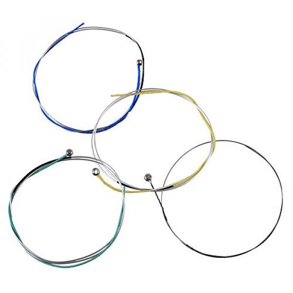 Yibuy Multicolor Musical Violin Strings Set 0.26-0.74mm Replacement Set of 4 #3 image