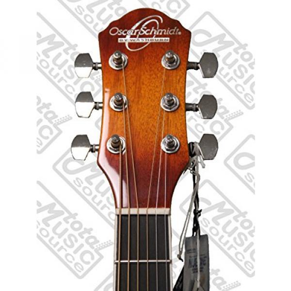 Oscar Schmidt OG1FYS 3/4 Size Dreadnought Acoustic Guitar Bundle #5 image