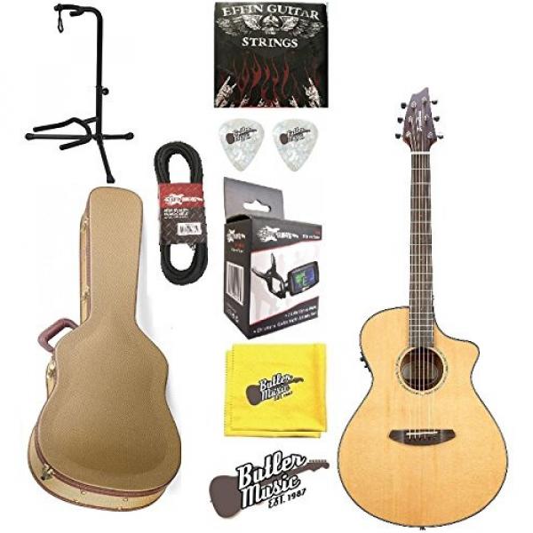 Breedlove Pursuit Concert Cedar Top A/E Guitar w/GD Hard case, cable &amp; More #1 image
