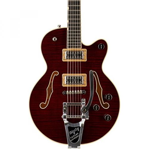 Gretsch G6655TFM Players Edition Broadkaster Jr. Center Block - Dark Cherry Stain, Bigsby Tailpiece #1 image