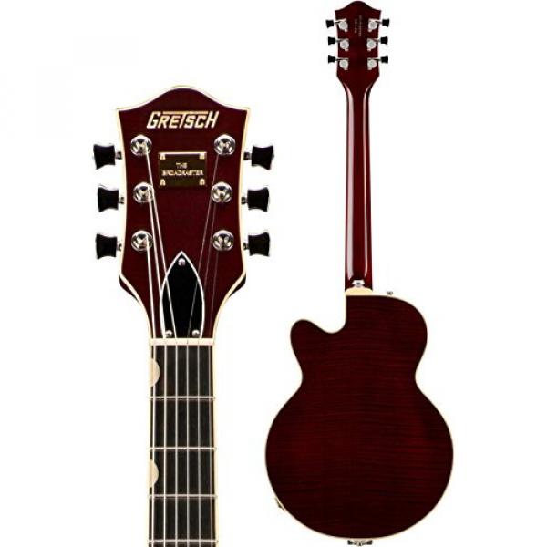 Gretsch G6655TFM Players Edition Broadkaster Jr. Center Block - Dark Cherry Stain, Bigsby Tailpiece #4 image