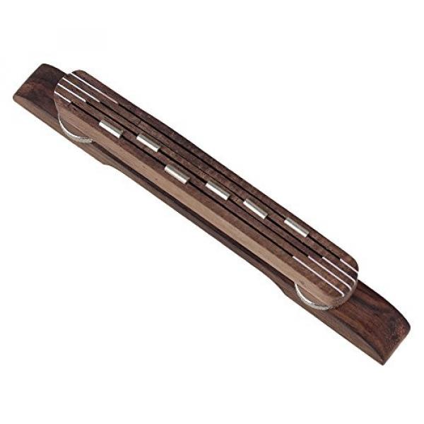Yibuy 103mm Rosewood Mandolin Adjustable Bridge Set of 10 #2 image
