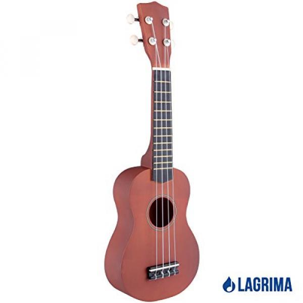 LAGRIMA 21&quot; Wood Acoustic Soprano Ukulele 12 Frets Uke Sapele Instrument #1 image