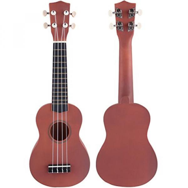 LAGRIMA 21&quot; Wood Acoustic Soprano Ukulele 12 Frets Uke Sapele Instrument #2 image
