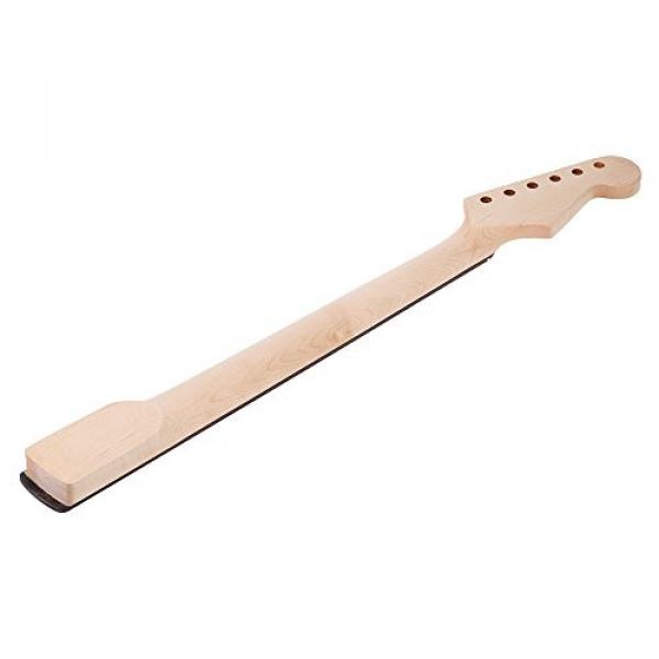 Andoer 22 Fret Electric Guitar Maple Neck Rosewood Fingerboard for Fender Strat Guitar Replacement #3 image