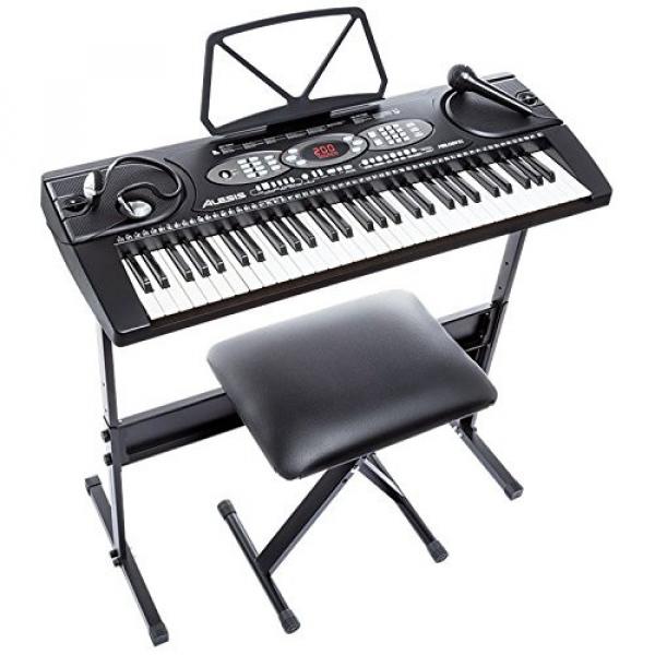 Alesis Melody 61 Beginner Bundle | 61-Key Portable Keyboard with Stand, Bench, Headphones, and Microphone #1 image