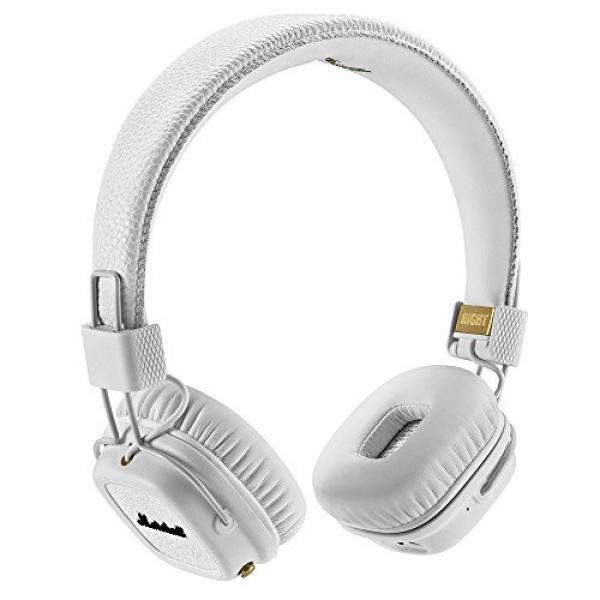 Marshall 04091794 Major II Bluetooth On-Ear Headphone, White #1 image