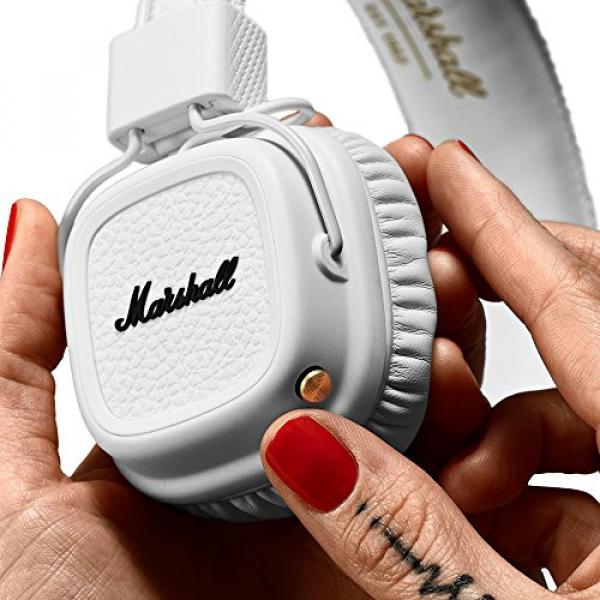 Marshall 04091794 Major II Bluetooth On-Ear Headphone, White #3 image