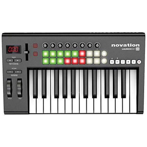 Novation Launchkey 25, 25-key USB/iOS MIDI Keyboard Controller with Synth-weighted Keys #1 image