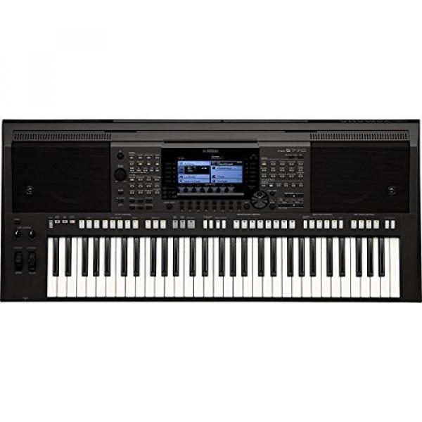 Yamaha PSR-S770 61-Key Arranger Workstation Keyboard + Knox Z-Style Electronic Keyboard Stand + Bench #2 image