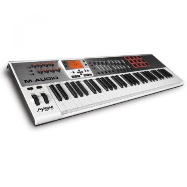 M-Audio Axiom AIR 61 | 61-Key USB MIDI Keyboard Controller with Synth-Action Keys and Aftertouch (12 Pads / 9 Faders / 8 Knobs) #1 image