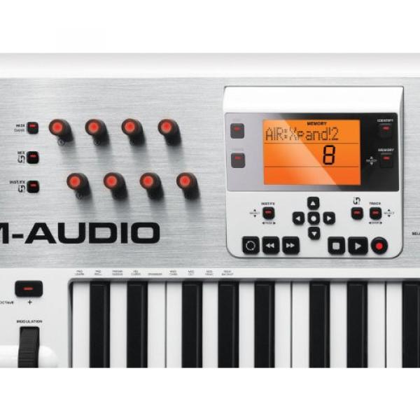 M-Audio Axiom AIR 61 | 61-Key USB MIDI Keyboard Controller with Synth-Action Keys and Aftertouch (12 Pads / 9 Faders / 8 Knobs) #6 image