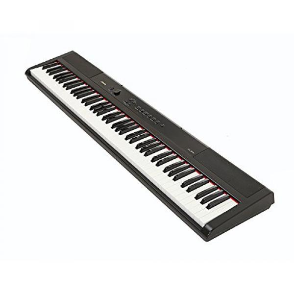 Artesia PA-88W Digital Piano (Black) 88-Key With 12 Dynamic Voices and Semi-weighted Action + Power Supply + Sustain Pedal #1 image