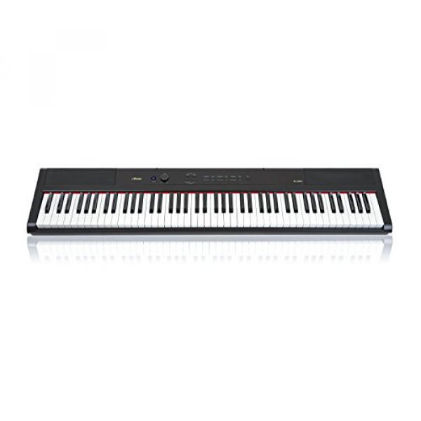 Artesia PA-88W Digital Piano (Black) 88-Key With 12 Dynamic Voices and Semi-weighted Action + Power Supply + Sustain Pedal #2 image