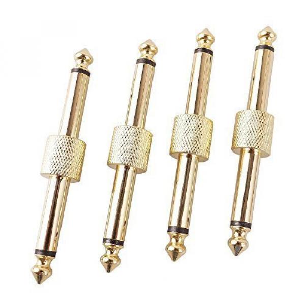 Mr. Power 1/4 Inch Guitar Effect Pedal to Pedal Coulper Connector(4 Pack) #1 image